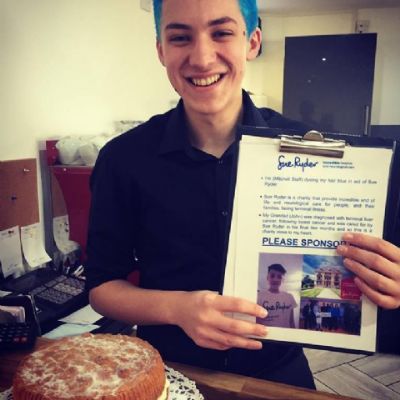 blue hair